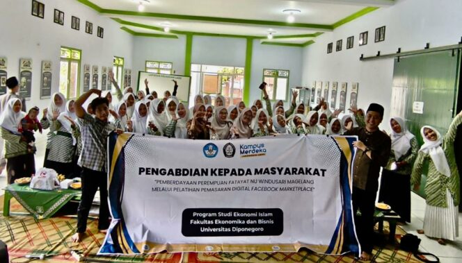 
Fatayat NU Windusari Gandeng UNDIP, Belajar Pasarkan Hasil Tani Lewat Facebook Marketplace