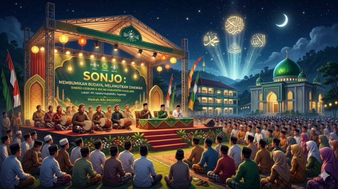 
Membumikan Budaya, Melangitkan Dakwah: Sinergi Lesbumi dan RMI NU Magelang Melalui “SONJO”