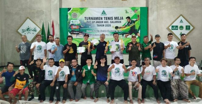 
TURNAMEN TENIS MEJA SUKSES DIGELAR PAC GP ANSOR SALAMAN