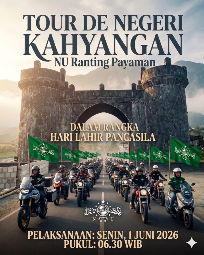 
Meriahkan Harlah Pancasila, PRNU Payaman Gelar ‘Tour de Kahyangan 2026’